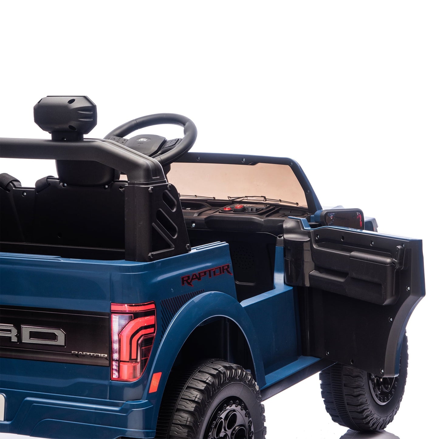 24V Ride On Toys for Big Kids 2 Seater, Ford F150 Electric Car for Kids, Battery Powered Kids Ride On Car to Drive, Toddler Car with Bluetooth LED Light for Boys Girls 3-8, Blue