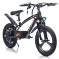 iRerts 24V Kids Dirt Bike, Kids Ride on Electric Dirt Bike for Boys Girls Ages 5-12, Kids Electric Motorcycle Balance Bike with 300W Motor, 16in Wheels, Adjustable Seat Height, Max 12.43MPH, Black