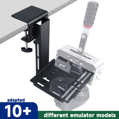 Ajustable Desk Shifter Mount For Racing Game Sim Shifter And Handbrake Black Shifter Stand Compatible With Logitech G Thrustmaster TH8A Shifter, TSS Handbrake