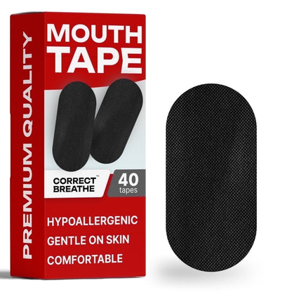 CorBreev | Mouth Tape for Sleeping (Pack of 40) - Anti Snoring - CPAP Friendly