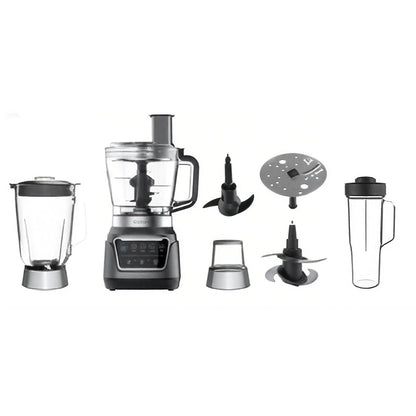 HoninJoy All-in-One Blender & Food Processor, 4 Preset Auto-iQ Programs, Best for Smoothies,Cookie Dough, Salsas, Cole Slaw & More