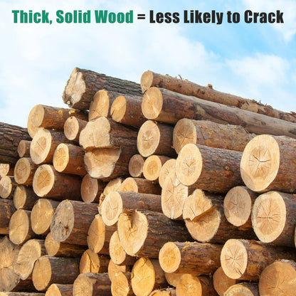 COCLUB Outdoor Wooden Playhouse for Kids Ages 4-8 – Durable Playhouse with Outdoor Kitchen, Snack-Bar & Gardening Kit, Fence (49.5"x62.3"x52.8") | Casa Para Niños de Jardín